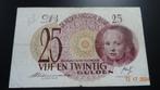 25 Gld 1945 Zf-, Postzegels en Munten, Ophalen of Verzenden, 25 gulden, Los biljet