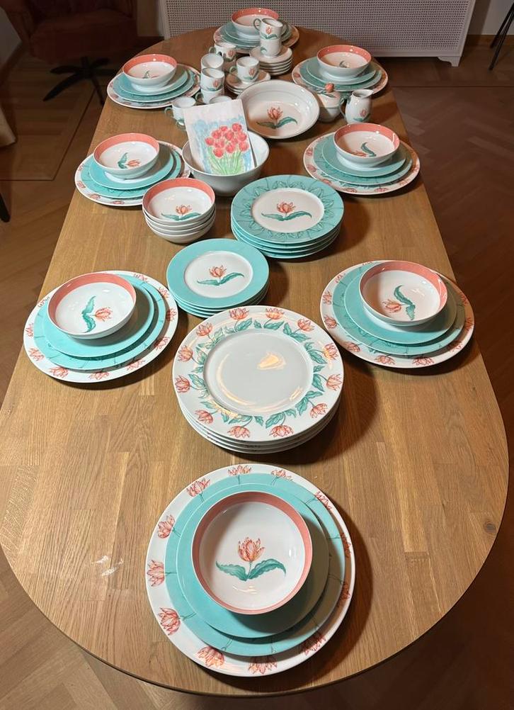 Limoges servies exclusief verfijnd porselein, Antiek en Kunst, Antiek | Servies compleet, Ophalen
