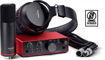 Focusrite Scarlett Solo Studio 4th gen studio bundel beschikbaar voor biedingen