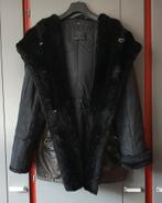 Cipriani winterjas zwart faux fur – maat L/XL, Ophalen of Verzenden, Zo goed als nieuw, Maat 46/48 (XL) of groter, Zwart