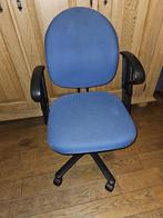 Degelijke Klober bureaustoel, Ophalen of Verzenden, Gebruikt, Blauw, Bureaustoel