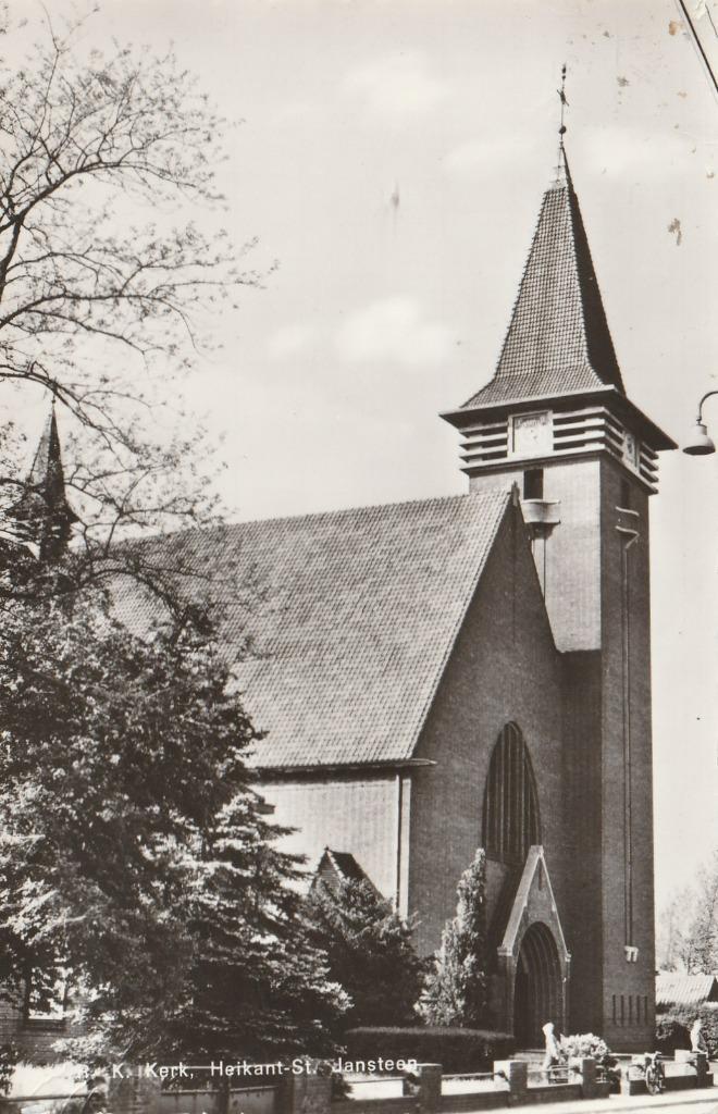 HEIKANT ST. JANSTEEN R.K. Kerk, Verzamelen, Ansichtkaarten | Nederland, Ongelopen, Zeeland, 1960 tot 1980, Verzenden