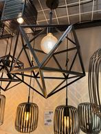 Moderne Zwarte Hanglamp E27 4 maanden, Ophalen, Nieuw, Metaal, Minder dan 50 cm