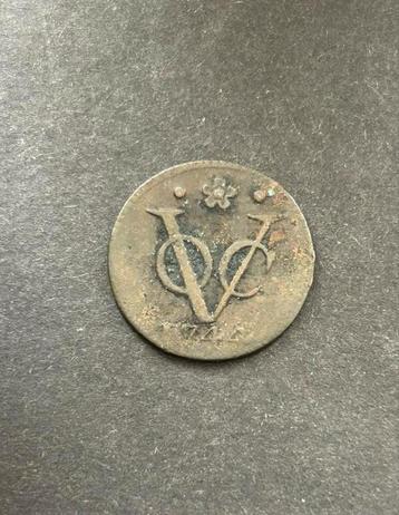 VOC Duit Holland, 1744 beschikbaar voor biedingen