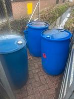 Vaten drums tanks 200ltr, Tuin en Terras, Regentonnen, 150 liter of meer, Ophalen, Zo goed als nieuw