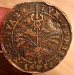 Zeldzame 1651 Koperen jeton/ rekenpenning Phillip IV van Spa, Verzenden, Vóór koninkrijk, Overige waardes, Losse munt