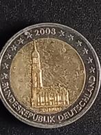 024: 2 Euromunt in goede staat Duitsland 2008 Hamburg (D), Postzegels en Munten, Munten | Europa | Euromunten, Verzenden, Duitsland