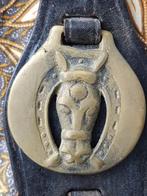 Vijf antieke kleppermannetjes uit Engeland aan riem 55,5 cm., Antiek en Kunst, Ophalen of Verzenden
