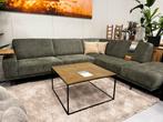 Ribstof Hoekbank mag de showroom scherp verlaten.Aanbieding, 250 tot 300 cm, 100 tot 125 cm, Hoekbank, Ophalen of Verzenden