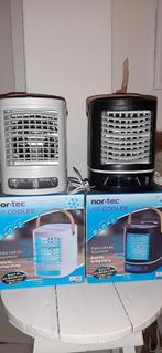 Air Cooler/Airco/Nor-Tec 1x Wit 1 x Zwart Z.g.a.n. 5 Watt, Tafelventilator, Ophalen of Verzenden, Zo goed als nieuw