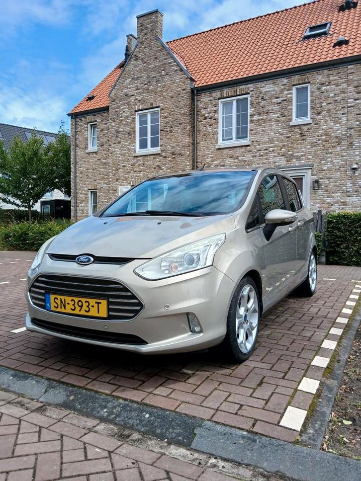 Ford B-Max 1.6 TI-VCT Titanium/ Automaat/Vol leer/Trekh., Auto's, Ford, Particulier, Benzine, C, MPV, Automaat, Geïmporteerd, Zilver of Grijs