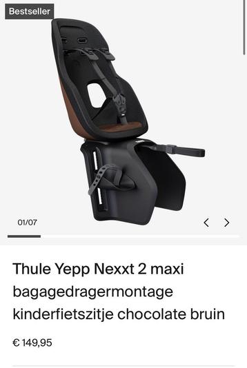 Thule Yepp Nexxt overcompleet set stoelen en accessoires beschikbaar voor biedingen