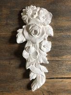 klein bloemen-ornamentje gips 26x 11 cm, Ophalen of Verzenden