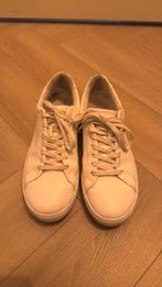 Witte leren sneakers, Kleding | Heren, Schoenen, Ophalen of Verzenden, Zo goed als nieuw, Wit