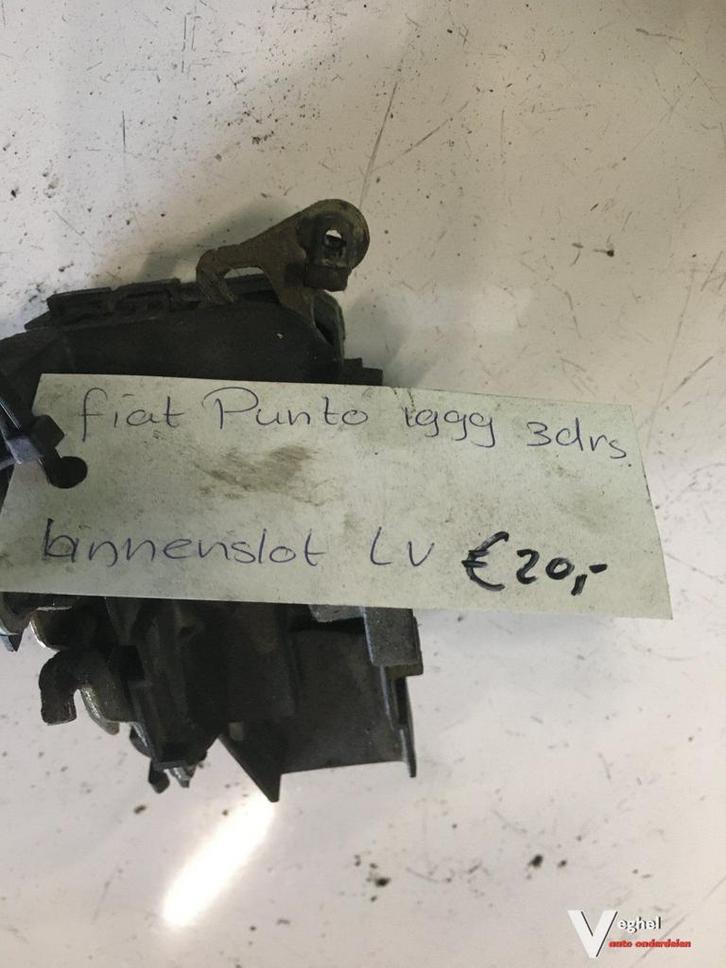 Fiat Punto 3 drs 1999 Slotmechaniek Linksvoor of Rechtsvoor, Auto-onderdelen, Carrosserie en Plaatwerk, Gebruikt, Ophalen of Verzenden