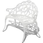 Tuinbank 100 cm gietaluminium wit, Info@bargains-by-dj.nl, Nieuw, Ophalen of Verzenden, Alphen