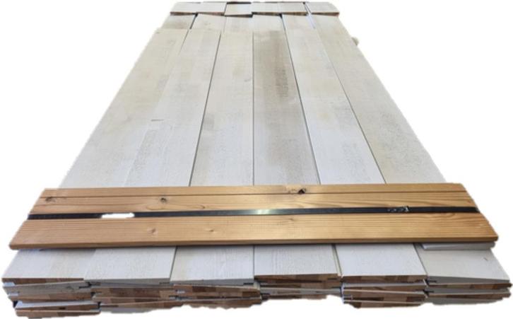 9.9 m2 red cedar zweeds rabat - nr: HP777, Tuin en Terras, Palen, Balken en Planken, Nieuw, Planken, 180 tot 250 cm, Ophalen