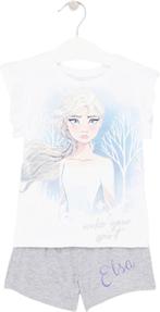 Frozen Elsa Pyjama/shortama Grijs Maat 134, Kinderen en Baby's, Kinderkleding | Maat 134, Nieuw, Meisje, Ophalen of Verzenden