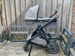 Nuna Demi Grow kinderwagen Oxford met reiswieg, Gebruikt, Verstelbare duwstang, Combiwagen, Ophalen
