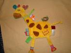 label label geel giraf knuffeldoekje , kroeldoekje, Ophalen of Verzenden, Zo goed als nieuw, Overige typen