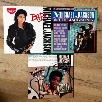 Michael Jackson Vinyl Collectie - 3 Albums beschikbaar voor biedingen