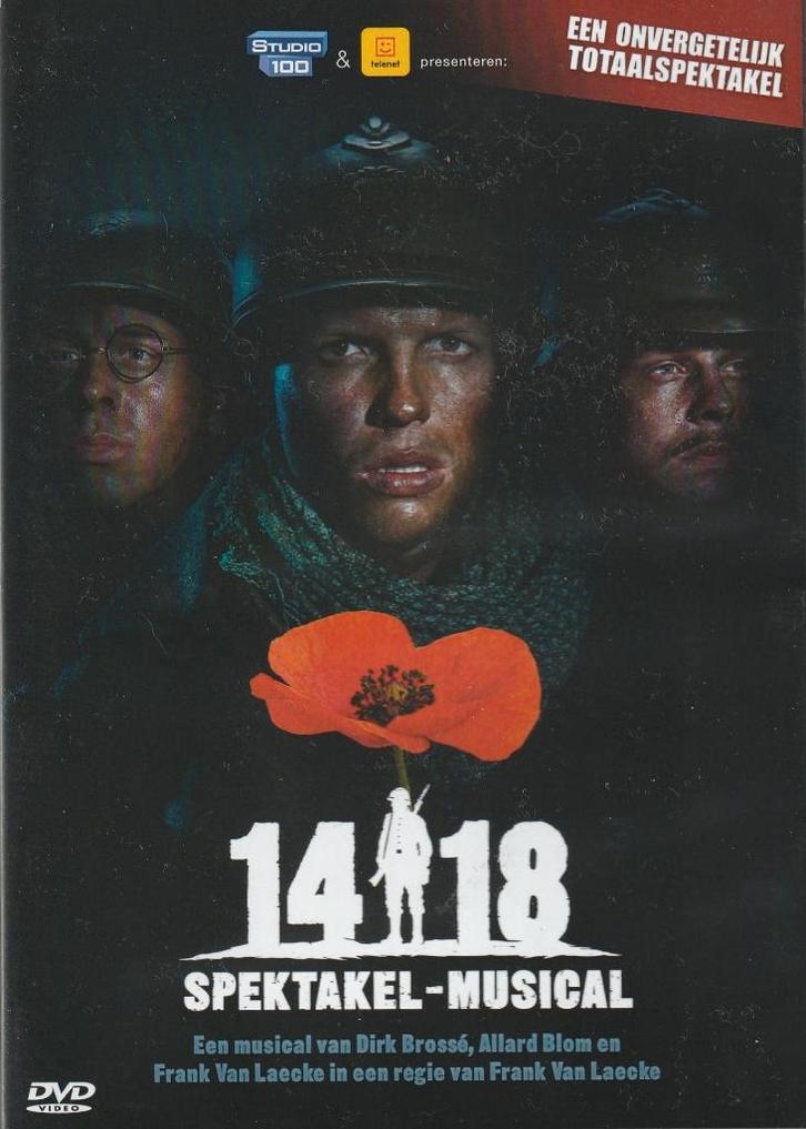 14 – 18 – Vlaamse Musical Cast – DVD als Nieuw – Schaars, Cd's en Dvd's, Dvd's | Muziek en Concerten, Zo goed als nieuw, Muziek en Concerten