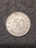 50 Reichspfennig 1942 B HK, Duitsland, Ophalen of Verzenden, Losse munt