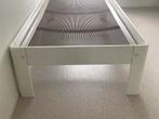 Een persoons Hoog Auping Auronde senioren bed, Ophalen, Eenpersoons, Wit, 200 cm