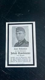 Bidprentje duitse militair Frankrijk ww2, Verzamelen, Verzenden