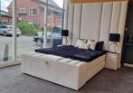 Direct ophalen | Maatwerk | Luxury Boxspring Bed | Utrecht, Ophalen, Crème, 180 cm, 200 cm