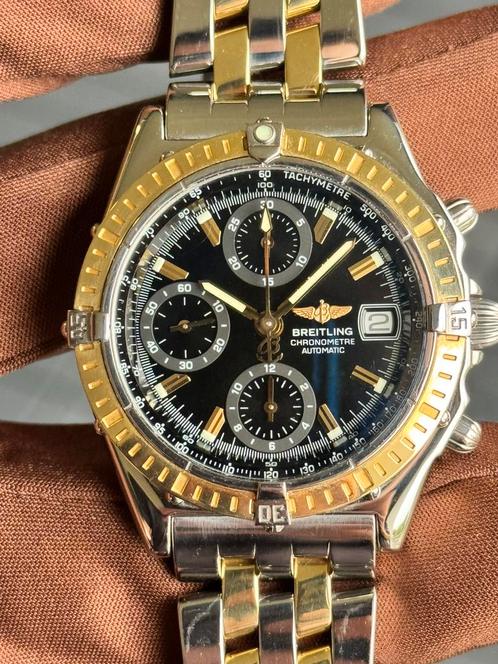 Breitling Chronomat GT Steel/18K (D13352) ‘01 FullSet Mint!, Sieraden, Tassen en Uiterlijk, Horloges | Heren, Gebruikt, Polshorloge
