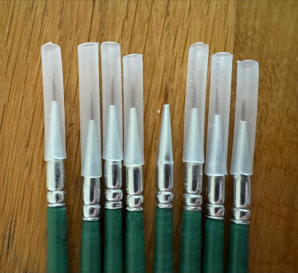 8 penselen voor olie of acryl verf - Nieuw!!, Ophalen of Verzenden, Nieuw, Penseel of Kwast
