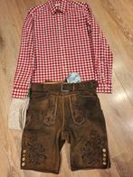 Lederhose 46 Tiroler overhemd kousen oktoberfeest, Ophalen, Marjo, Maat 46 (S) of kleiner, Overige thema's