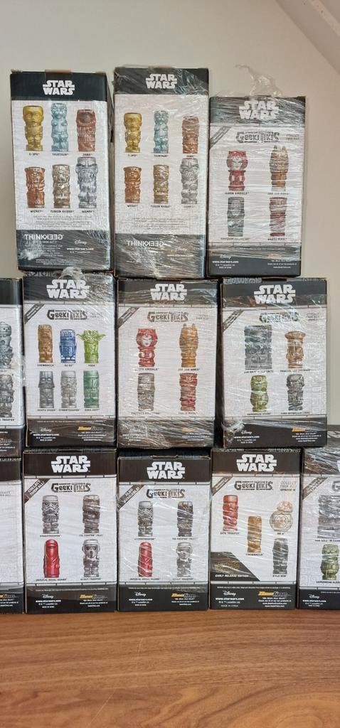 Diverse Star Wars Geeki Tiki's uit Amerika! Nieuw in doos, Verzamelen, Star Wars, Nieuw, Actiefiguurtje, Ophalen