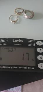 Goud met diamanten, Wit, Ophalen of Verzenden, Zo goed als nieuw, 17 tot 18