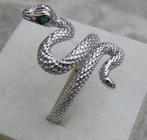 Ring Tibet zilver met kristal 'Slang' maat 18 -NIEUW-, Sieraden, Tassen en Uiterlijk, Ringen, Met kristal, 18 tot 19, Nieuw, Ophalen of Verzenden