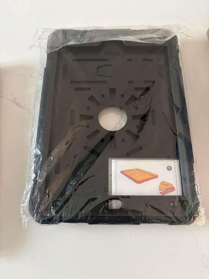 iPad 9/8/7 Hoes met Penhouder - Zwart, Computers en Software, Tablet-hoezen, Nieuw, Bescherming voor- en achterkant, 10 inch, Ophalen of Verzenden