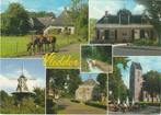 VLEDDER Paarden Molen Gemeentehuis Kerk, Verzamelen, Ansichtkaarten | Nederland, Verzenden, 1980 tot heden, Gelopen, Drenthe