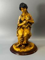 Vintage beeld vrouw met kind, Ophalen of Verzenden, Zo goed als nieuw, Mens