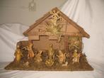 Kerst Stal 12-Delig Brocante Curiosa Vintage, Diversen, Ophalen