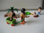 playmobil bolderkar met moeder, kind , konijnen en cavia's, Ophalen of Verzenden, Zo goed als nieuw