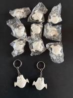 uitdeel bedankjes huwelijk duif sleutelhangers 11 stuks, Ophalen of Verzenden, Nieuw, Versiering, Geboorte of Huwelijk