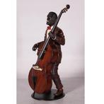 Double Bass Player – Jazz Bassist beeld Hoogte 63 cm, Ophalen, Nieuw