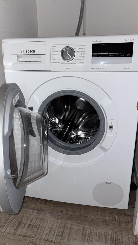 Bosch Wasmachine 9kg - gebruikt, Witgoed en Apparatuur, Wasmachines, Gebruikt, Voorlader, 8 tot 10 kg, 85 tot 90 cm, 1200 tot 1600 toeren
