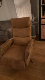 Relaxfauteuil Cognac - Verstelbaar & Comfortabel, Huis en Inrichting, Fauteuils, Ophalen, Overige materialen, Gebruikt, Minder dan 75 cm