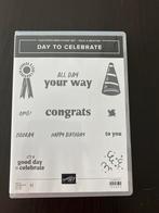 Stampin Up A Day to Celebrate, Hobby en Vrije tijd, Stempelen, Ophalen of Verzenden, Nieuw, Clearstamp