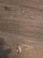 lbvyr zilveren ketting met zilveren veer hanger, Sieraden, Tassen en Uiterlijk, Verstelbaar, Ophalen of Verzenden, Zo goed als nieuw