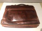 The Bridge lederen tas lederen tas aktetas bruin (F25-1257, Sieraden, Tassen en Uiterlijk, Overige merken, Gebruikt, Ophalen of Verzenden