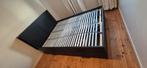 Ikea Brimnes 140x200 bed plus hoofdeinde, Ophalen, Zwart, Tweepersoons, 140 cm