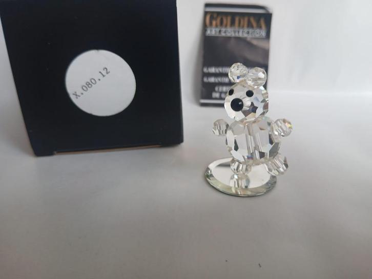 Goldina Art Collection kristallen beer, Antiek en Kunst, Curiosa en Brocante, Ophalen of Verzenden